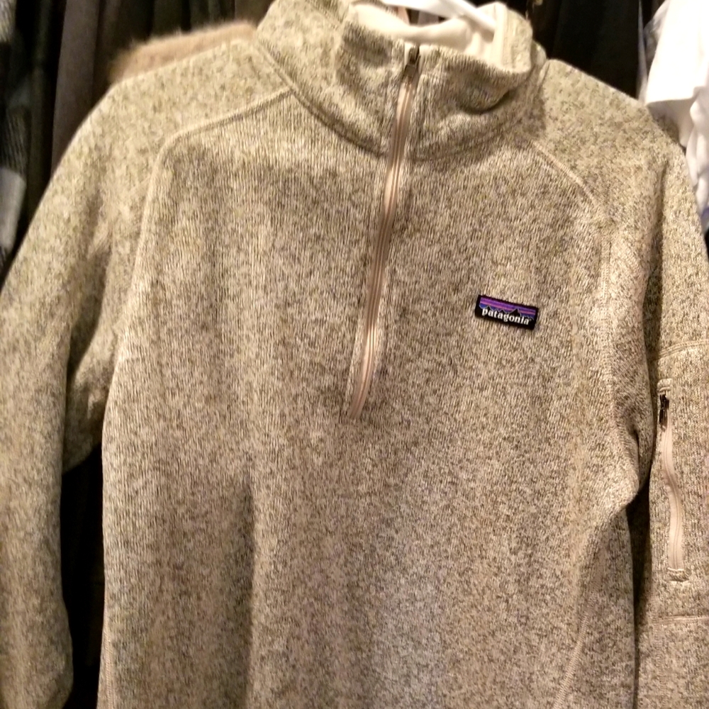 Patagonia better sweater heathered beige XL